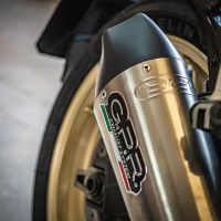 Pot echappement compatible avec Ducati Scrambler 800 2017-2020, Gpe Ann. Titanium, Pot Echappement homologué pour les marchés non européens 