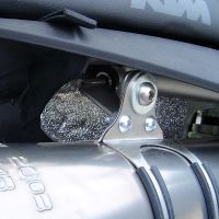 Exhaust compatible with Ktm 990 Superduke R 2004-2012, Gpe Ann. titanium, Dual slip-on including removable db killers and link pipes 