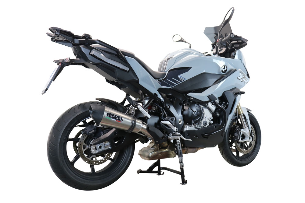 Exhaust compatible with Bmw S1000XR 2020-2025, GP Evo4 Titanium, Slip-on exhaust including removable db killer and link pipe 