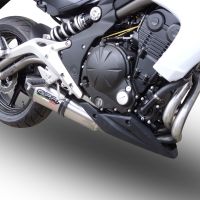 Exhaust compatible with Kawasaki ER-6N 2012-2016, Gpe Ann. titanium, Full system exhaust, including removable db killer 