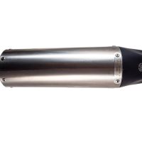 Pot echappement compatible avec Suzuki Sv 650 - S 1999-2002, Gpe Ann. titanium, Pot échappement homologué et légal, silencieux avec mi-collecteur y db killer amovible 