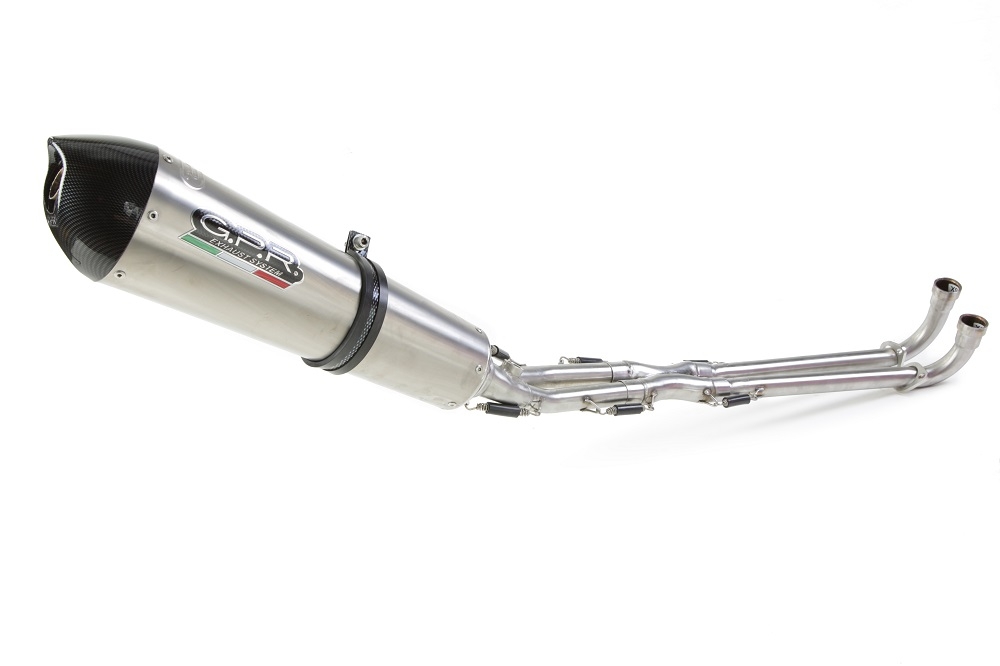 Pot echappement compatible avec Yamaha T-Max 530 2012-2016, Gpe Ann. titanium, Pot échappement complet, non légal pour les pays de l'UE, avec db killer amovible 