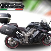 Pot echappement compatible avec Kawasaki Z 1000 2010-2013, Gpe Ann. Poppy, Paire de pot d'échappement homologuées, livrées avec db killer amovible et raccords spécifiques 