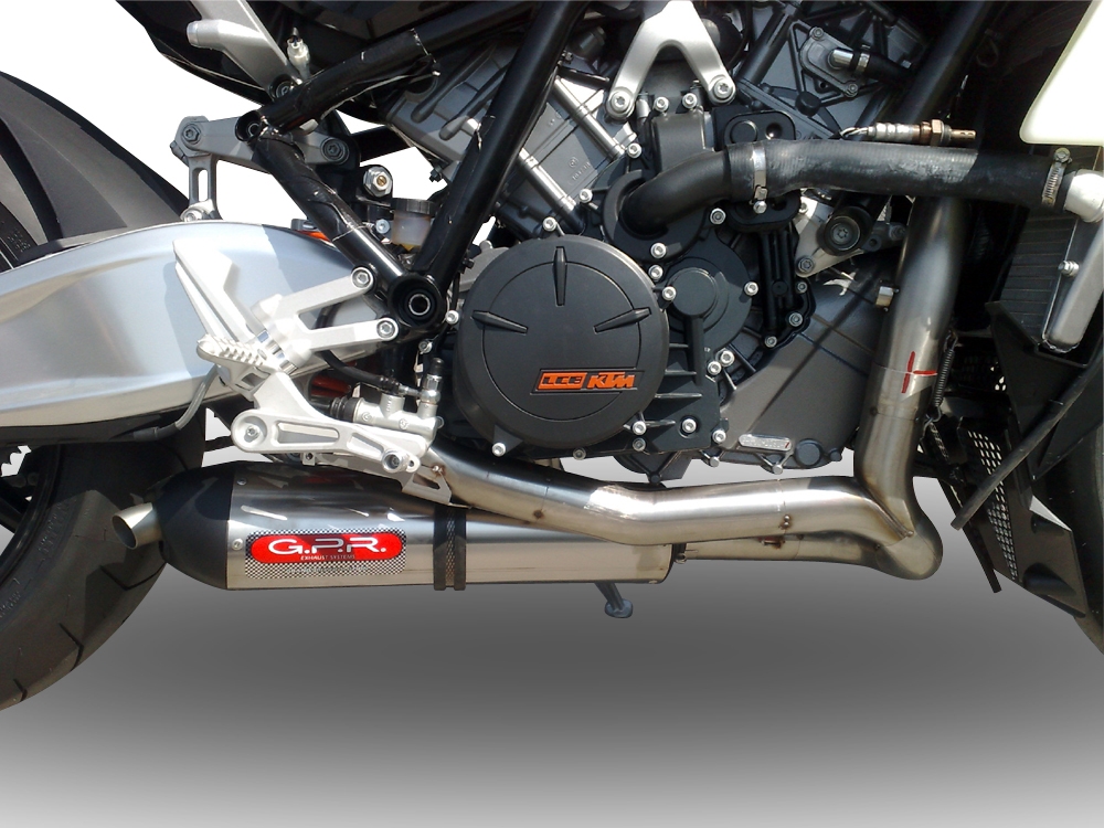 Exhaust compatible with Ktm RC8R 2008-2014, Gpe Ann. titanium, Full system exhaust 