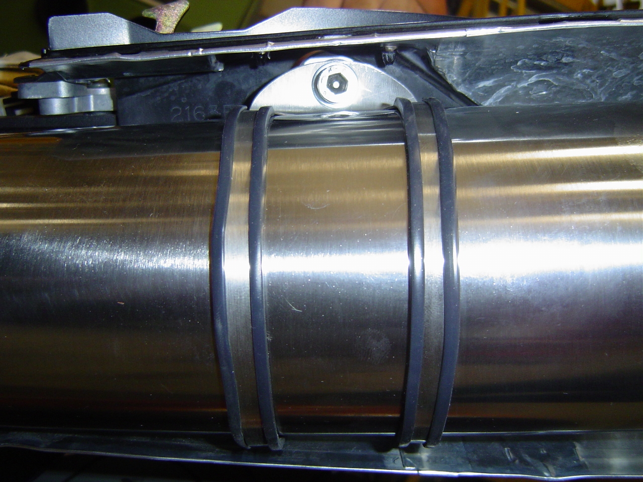 Exhaust compatible with Yamaha MT01 2005-2011, Inox Tondo, Dual slip-on including removable db killers and link pipes 