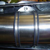 Exhaust compatible with Yamaha MT01 2005-2011, Inox Tondo, Dual slip-on including removable db killers and link pipes 