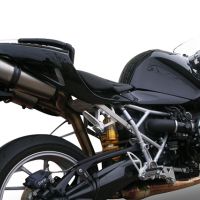 Exhaust compatible with Bmw R1200S 2006-2008, Gpe Ann. titanium, Dual slip-on including removable db killers and link pipes 
