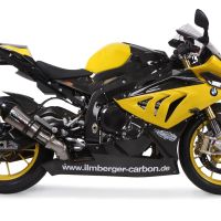 Exhaust compatible with Bmw S1000RR 2010-2014, Gpe Ann. titanium, Slip-on exhaust including removable db killer and link pipe 