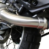 Exhaust compatible with Husqvarna Vitpilen 401 2018-2019, GP Evo4 Poppy, Slip-on exhaust including removable db killer and link pipe 