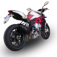Pot echappement compatible avec Mv Agusta F3 800 2017-2020, Gpe Ann. Poppy, Pot Echappement homologué pour les marchés non européens 