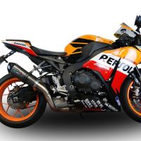 Exhaust compatible with Honda CBR1000RR 2014-2016, Gpe Ann. Poppy, Slip-on exhaust including removable db killer and link pipe 