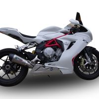 Pot echappement compatible avec Mv Agusta F3 675 2017-2020, Gpe Ann. titanium, Pot Echappement homologué pour les marchés non européens 
