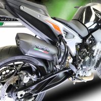 Pot echappement compatible avec Ktm Duke 790 2021-2024, GP Evo4 Black Titanium, Échappement légal, homologué,silencieux avec db killer amovible et tuyau de liaison spécifique 