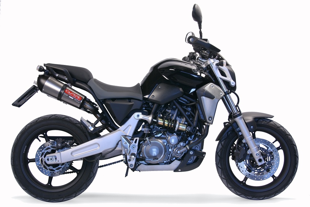 Pot echappement compatible avec Yamaha MT03 660 2006-2013, Gpe Ann. titanium, Paire de pot d'échappement homologuées, livrées avec db killer amovible et raccords spécifiques 