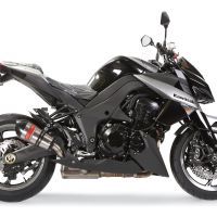 Pot echappement compatible avec Kawasaki Z 1000 2010-2013, Gpe Ann. titanium, Paire de pot d'échappement homologuées, livrées avec db killer amovible et raccords spécifiques 