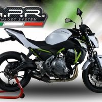 Pot echappement compatible avec Kawasaki Z 650 650 2023-2024, Gpe Ann. Poppy, Pot échappement complet, non légal pour les pays de l'UE, avec db killer amovible 