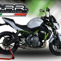Pot echappement compatible avec Kawasaki Z 650 650 2023-2024, Gpe Ann. titanium, Pot échappement complet, non légal pour les pays de l'UE, avec db killer amovible 