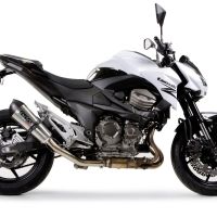 Pot echappement compatible avec Kawasaki Z 800 E 2009-2016, Gpe Ann. titanium, Échappement légal, homologué,silencieux avec db killer amovible et tuyau de liaison spécifique 