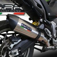 Pot echappement compatible avec Ducati Multistrada 950 2017-2020, Gpe Ann. Titanium, Système demi complet homologué,pas légal pour les marchés européens, y compris db killer amovible 