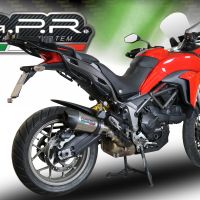 Exhaust compatible with Ducati Multistrada 950 V2 S 2021-2024, GP Evo4 Titanium, Slip-on exhaust including removable db killer and link pipe 