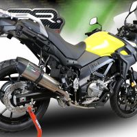 Pot echappement compatible avec Suzuki V-Strom 650 2021-2025, Gpe Ann. titanium, Système demi complet homologué,pas légal pour les marchés européens, y compris db killer amovible 