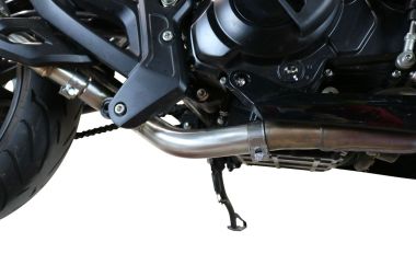 Exhaust compatible with Benelli 502 C 2021-2024, Decatalizzatore, Decat pipe 