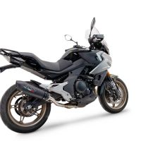 Pot echappement compatible avec Cf Moto 700 Mt 2023-2024, Gpe Ann. Black titanium, Pot Echappement homologué pour les marchés non européens 