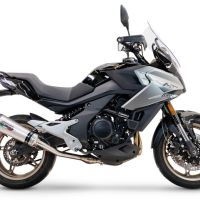 Pot echappement compatible avec Cf Moto 700 Mt 2023-2024, Gpe Ann. Titanium, Pot Echappement homologué pour les marchés non européens 