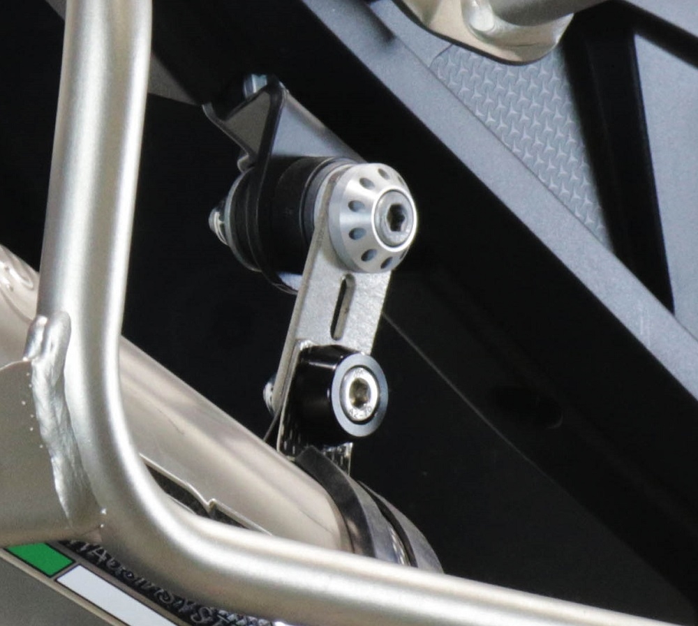 Exhaust compatible with Aprilia Tuareg 660 2021-2024, GP Evo4 Titanium, Slip-on exhaust including removable db killer and link pipe 