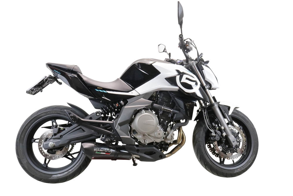 Pot echappement compatible avec Cf Moto 650 Mt 2021-2024, Gpe Ann. Poppy, Pot Echappement homologué pour les marchés non européens 