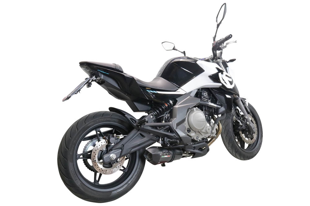 Pot echappement compatible avec Cf Moto 650 Mt 2021-2024, Gpe Ann. Poppy, Pot Echappement homologué pour les marchés non européens 
