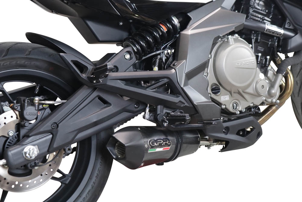 Pot echappement compatible avec Cf Moto 650 Mt 2021-2024, Gpe Ann. Poppy, Pot Echappement homologué pour les marchés non européens 