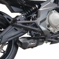 Pot echappement compatible avec Cf Moto 650 Mt 2021-2024, Gpe Ann. Poppy, Pot Echappement homologué pour les marchés non européens 