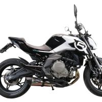 Pot echappement compatible avec Cf Moto 650 Mt 2021-2024, Gpe Ann. Titanium, Pot Echappement homologué pour les marchés non européens 