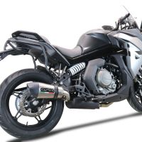 Exhaust compatible with Cf Moto 650 Gt 2022-2024, GP Evo4 Titanium, Slip-on exhaust including removable db killer and link pipe 