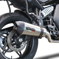 Pot echappement compatible avec Cf Moto 650 Gt 2022-2024, Gpe Ann. Titanium, Système demi complet homologué,pas légal pour les marchés européens, y compris db killer amovible 