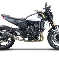 Pot echappement compatible avec Cf Moto 700 CL-X Sport 2022-2024, Gpe Ann. Poppy, Système demi complet homologué,pas légal pour les marchés européens, y compris db killer amovible 