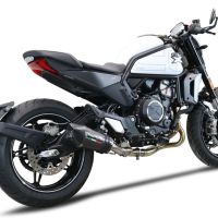 Pot echappement compatible avec Cf Moto 700 CL-X Sport 2022-2024, Gpe Ann. Poppy, Système demi complet homologué,pas légal pour les marchés européens, y compris db killer amovible 