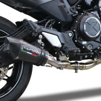 Pot echappement compatible avec Cf Moto 700 CL-X Sport 2022-2024, Gpe Ann. Poppy, Système demi complet homologué,pas légal pour les marchés européens, y compris db killer amovible 