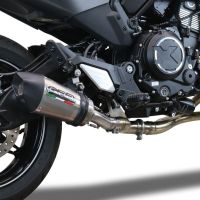 Pot echappement compatible avec Cf Moto 700 CL-X Heritage 2022-2024, Gpe Ann. titanium, Système demi complet homologué,pas légal pour les marchés européens, y compris db killer amovible 