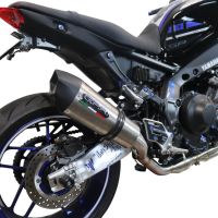 Pot echappement compatible avec Yamaha Mt-09 2021-2023, Gpe Ann. titanium, Pot échappement complet, non légal pour les pays de l'UE, avec db killer amovible 