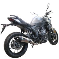 Pot echappement compatible avec Voge 500DS 2021-2024, GP Evo4 Titanium, Échappement légal, homologué,silencieux avec db killer amovible et tuyau de liaison spécifique 