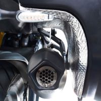 Exhaust compatible with Ducati Multistrada V4 S 2022-2024, GP Evo4 Poppy, Slip-on exhaust including removable db killer and link pipe 