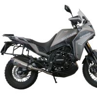 Pot echappement compatible avec Moto Morini X-CAPE 650 2021-2024, Gpe Ann. titanium, Système demi complet homologué,pas légal pour les marchés européens, y compris db killer amovible 