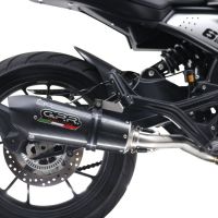 Pot echappement compatible avec Moto Morini Seiemmezzo Scr 2022-2024, Gpe Ann. Poppy, Système demi complet homologué,pas légal pour les marchés européens, y compris db killer amovible 