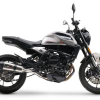 Exhaust compatible with Moto Morini Seiemmezzo Scr 2022-2024, Gpe Ann. titanium, Mid-Full system exhaust including removable db killer 