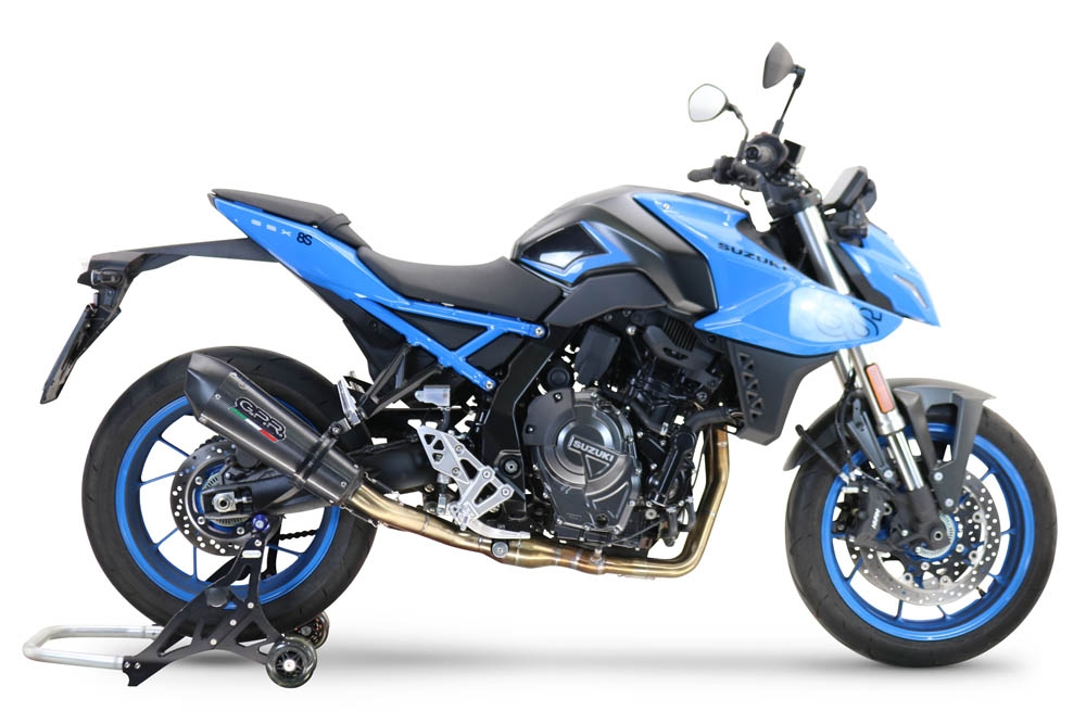 Exhaust compatible with Suzuki Gsx-8S 2022-2024, Gpe Ann. Poppy, Full system exhaust, including removable db killer 