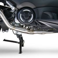 Exhaust compatible with Yamaha T-Max 560 2022-2024, Gpe Ann. titanium, Full system exhaust, including removable db killer 