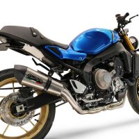 Exhaust compatible with Yamaha XSR900 2022-2024, Gpe Ann. titanium, Full system exhaust, including removable db killer 