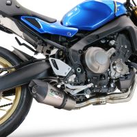 Exhaust compatible with Yamaha XSR900 2022-2024, Gpe Ann. titanium, Full system exhaust, including removable db killer 